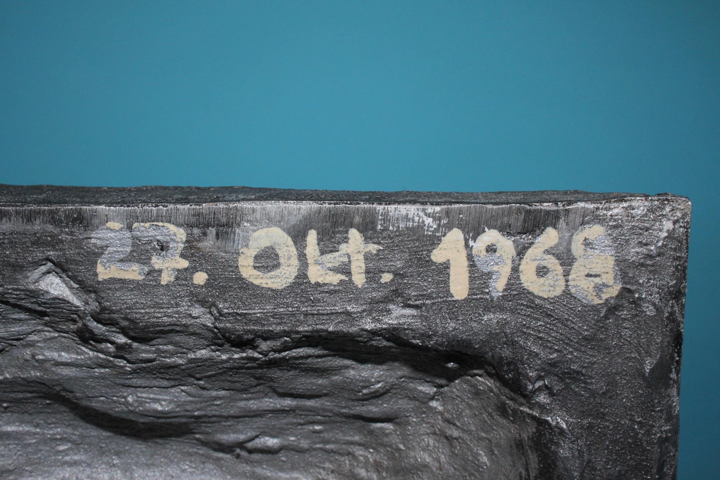 Aluminium Signed Sculpture, Dated 1968 1