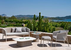 Aluminium and Synthetic Rope EMU Carousel Square Low Table