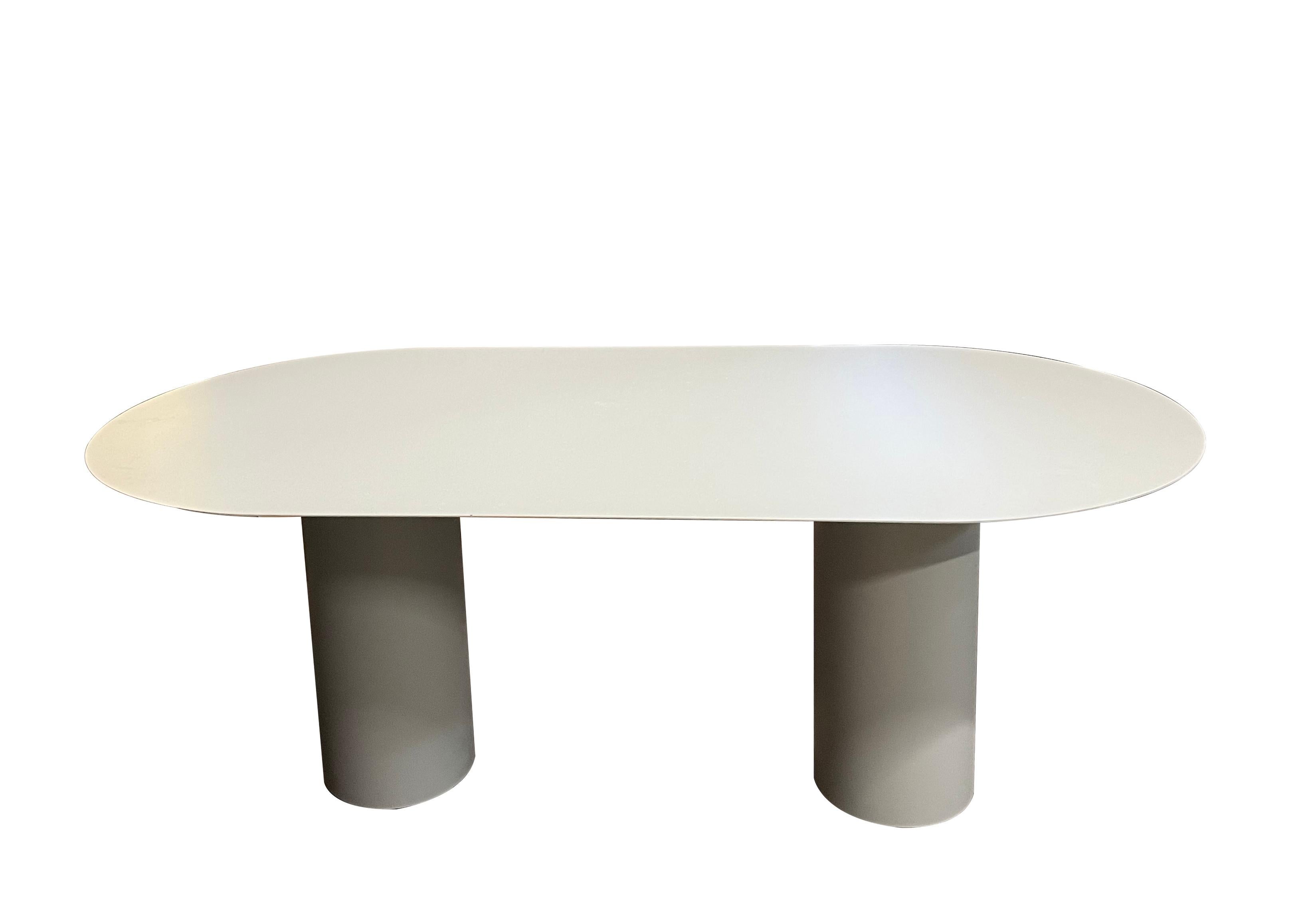 Aluminium Table by Chanel Kapitanj In New Condition For Sale In Geneve, CH