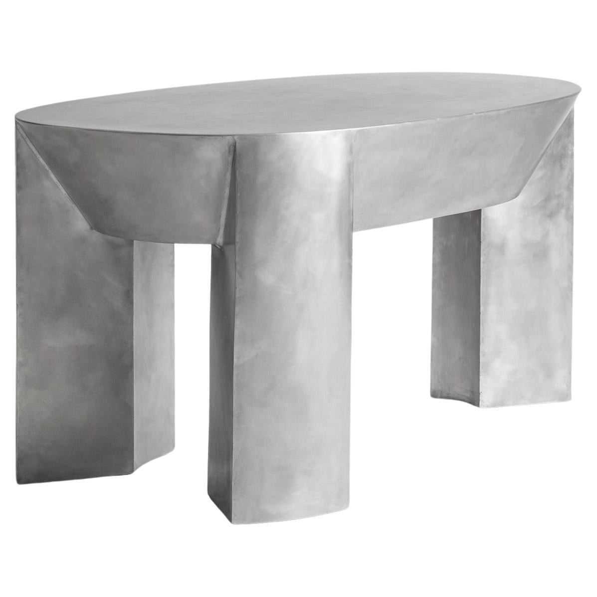 Aluminium Table by Jan Ankiersztajn  For Sale
