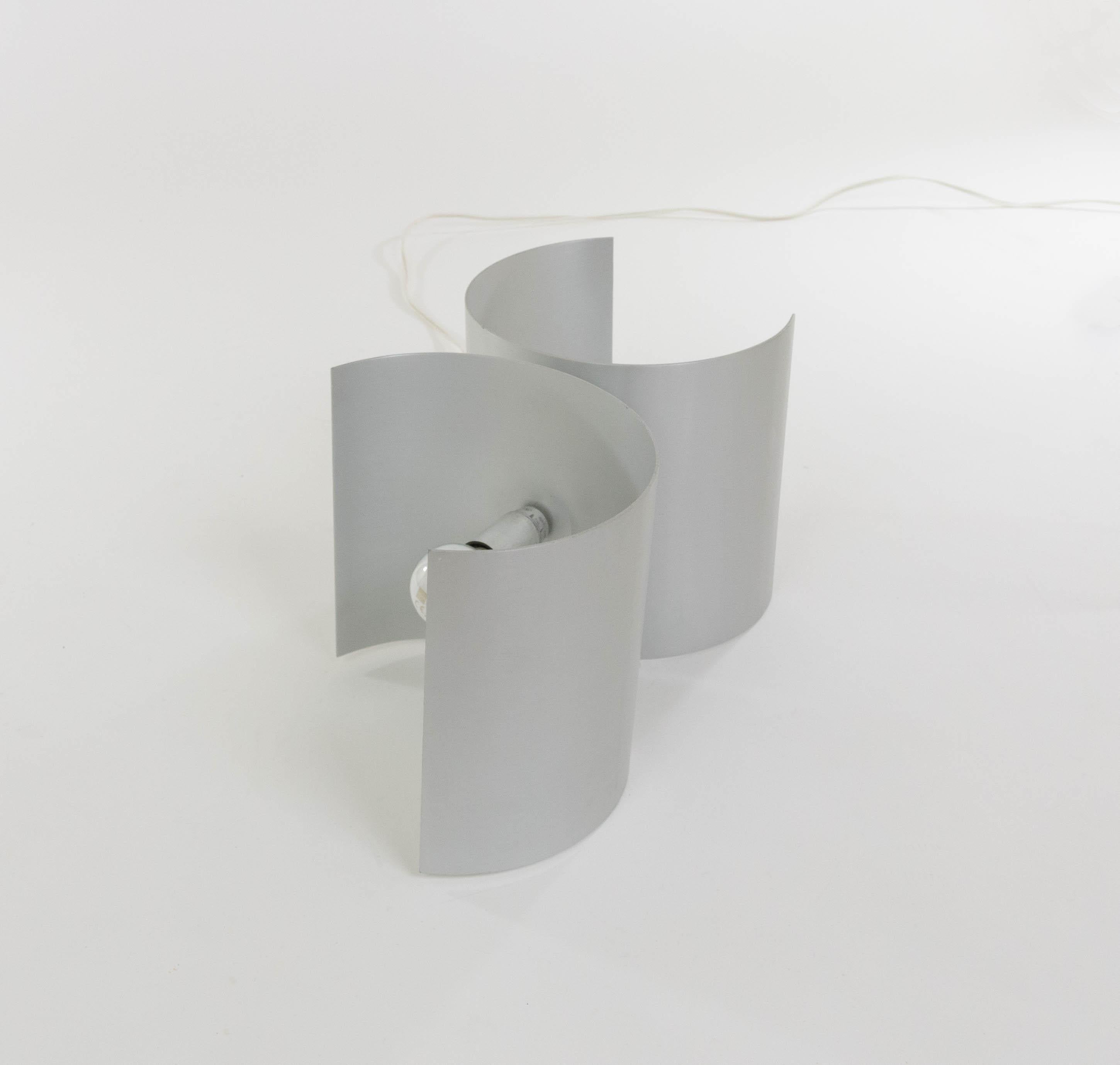 Aluminium table lamp by Nucleo Sormani, 1970s For Sale 1