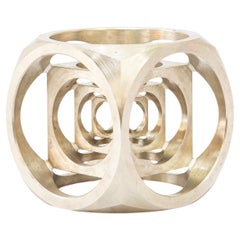 Cubo girevole in alluminio degli anni '70