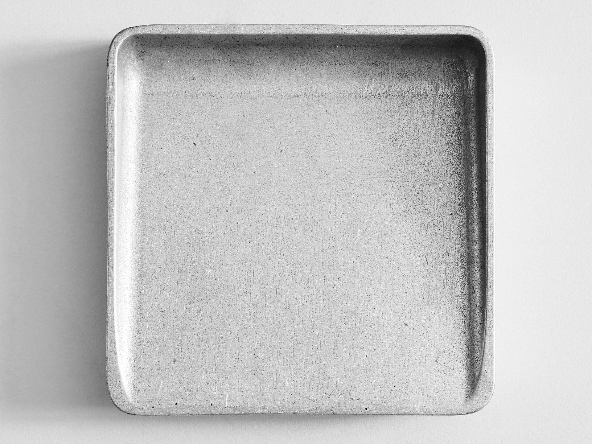 Aluminium Vide Poche Square by Henry Wilson
Dimensions: W 18 x D 18 x H 4 cm
Materials: Aluminium

Discard your day at the door.

Your Vide Poche is designed with your loose-pocket items in mind – think keys, change and phone. It is made, polished