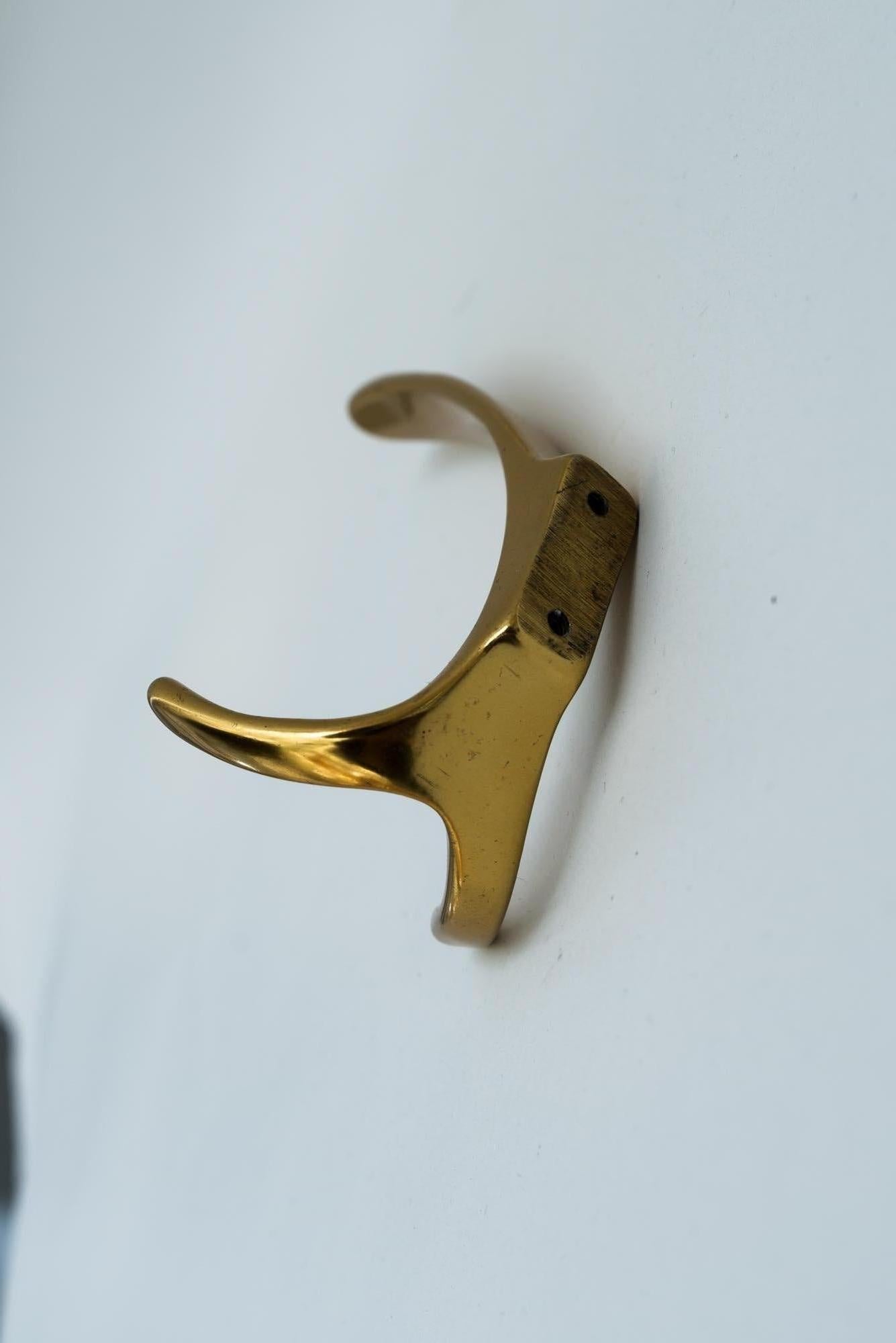 Aluminum Wall Hooks, Vienna, circa 1960s For Sale 1