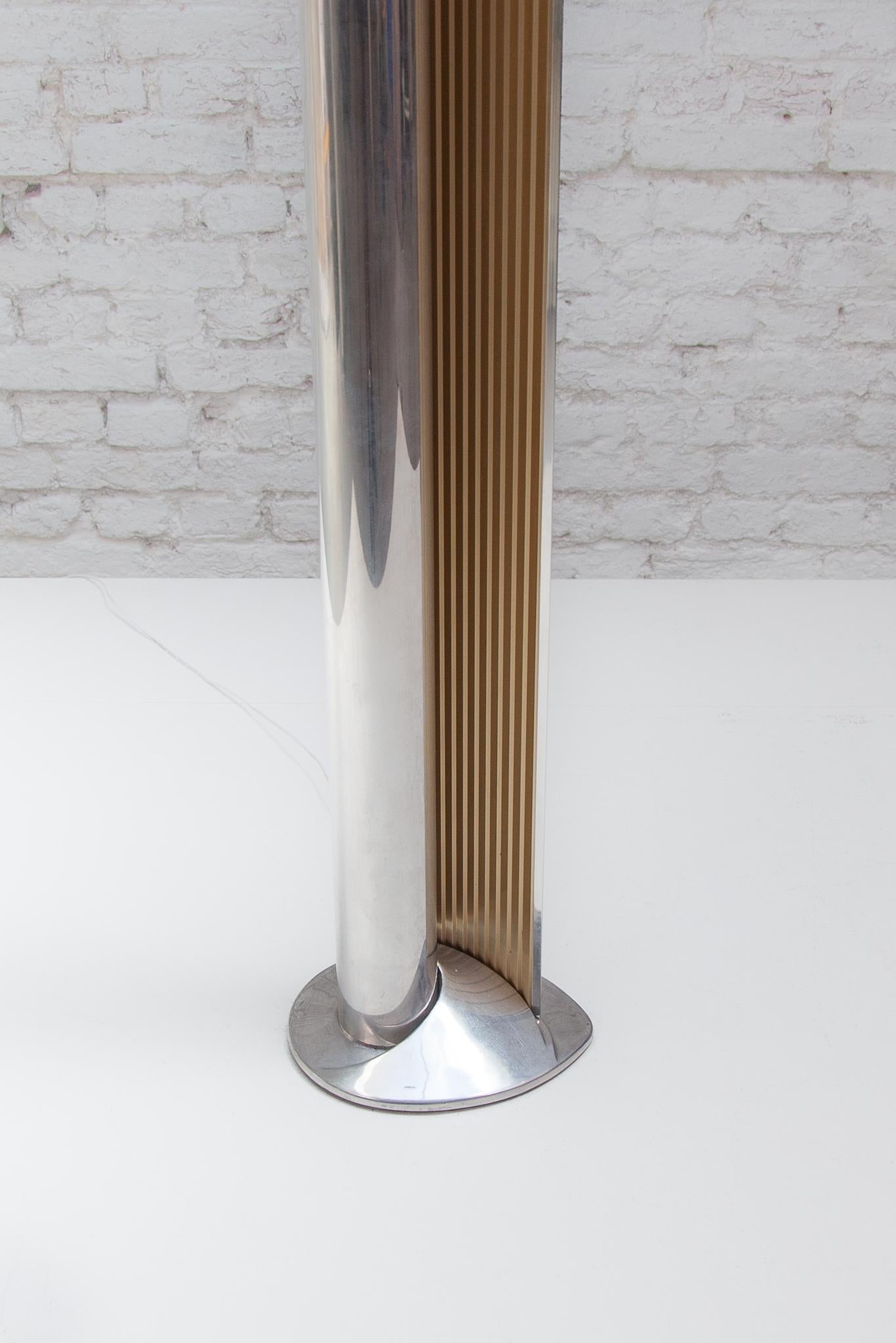 Aluminum 1980s Penombra Floor Lamp by Antoni Flores for Sargot Barcelona For Sale 6