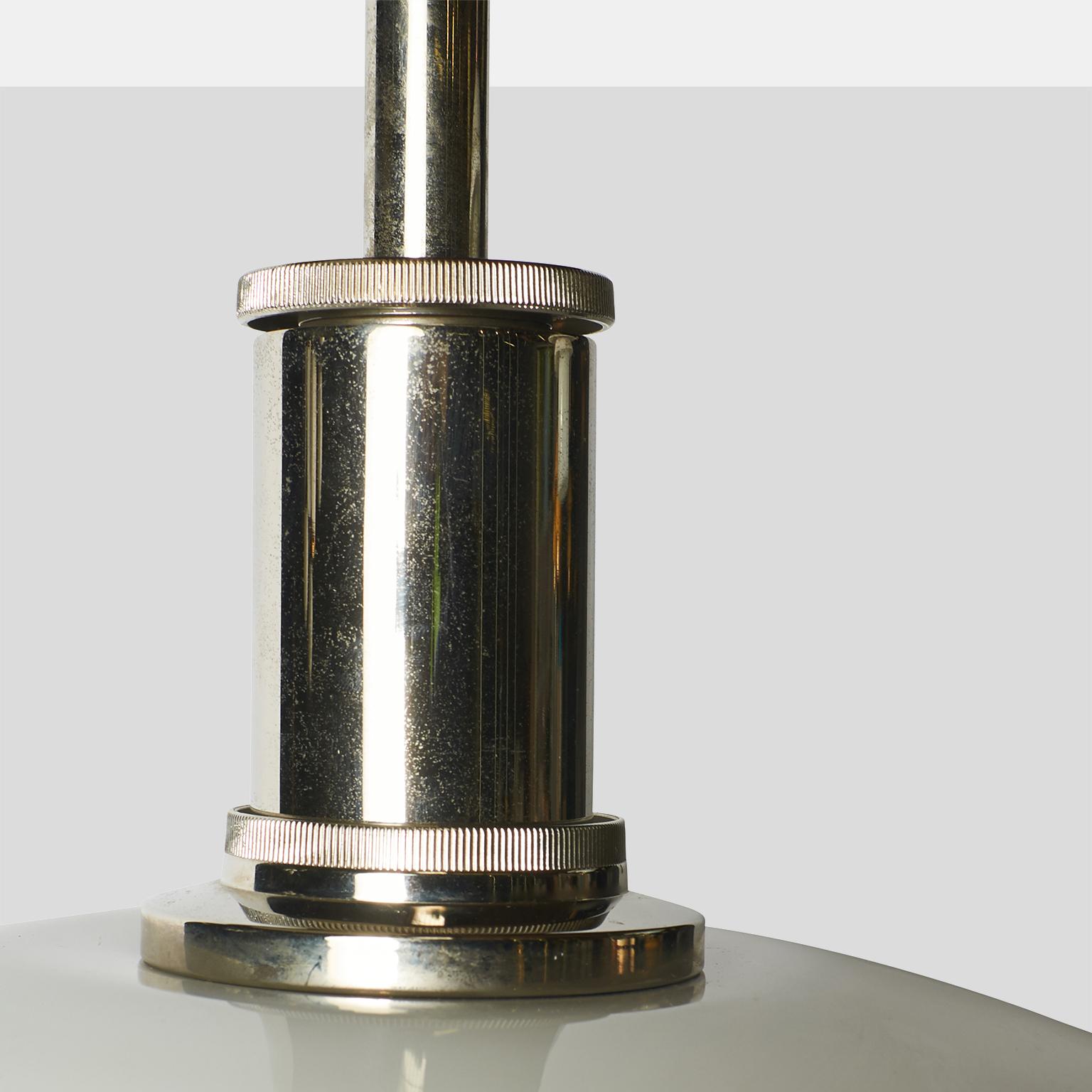 Mid-20th Century Aluminum and Glass PH 4½-4 Pendant by Poul Henningsen For Sale