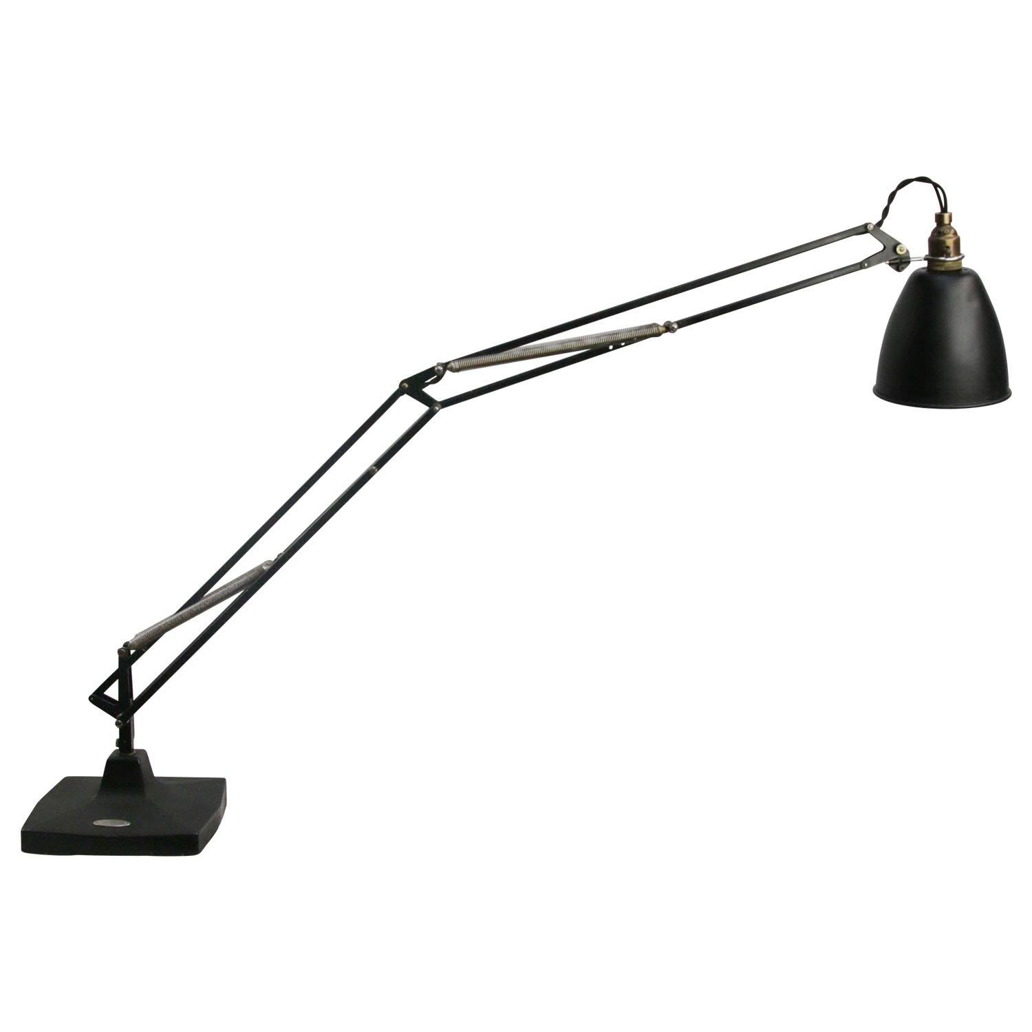 Industrial Aluminum and Iron Anglepoise 1208 Table Lamp from Herbert Terry & Sons