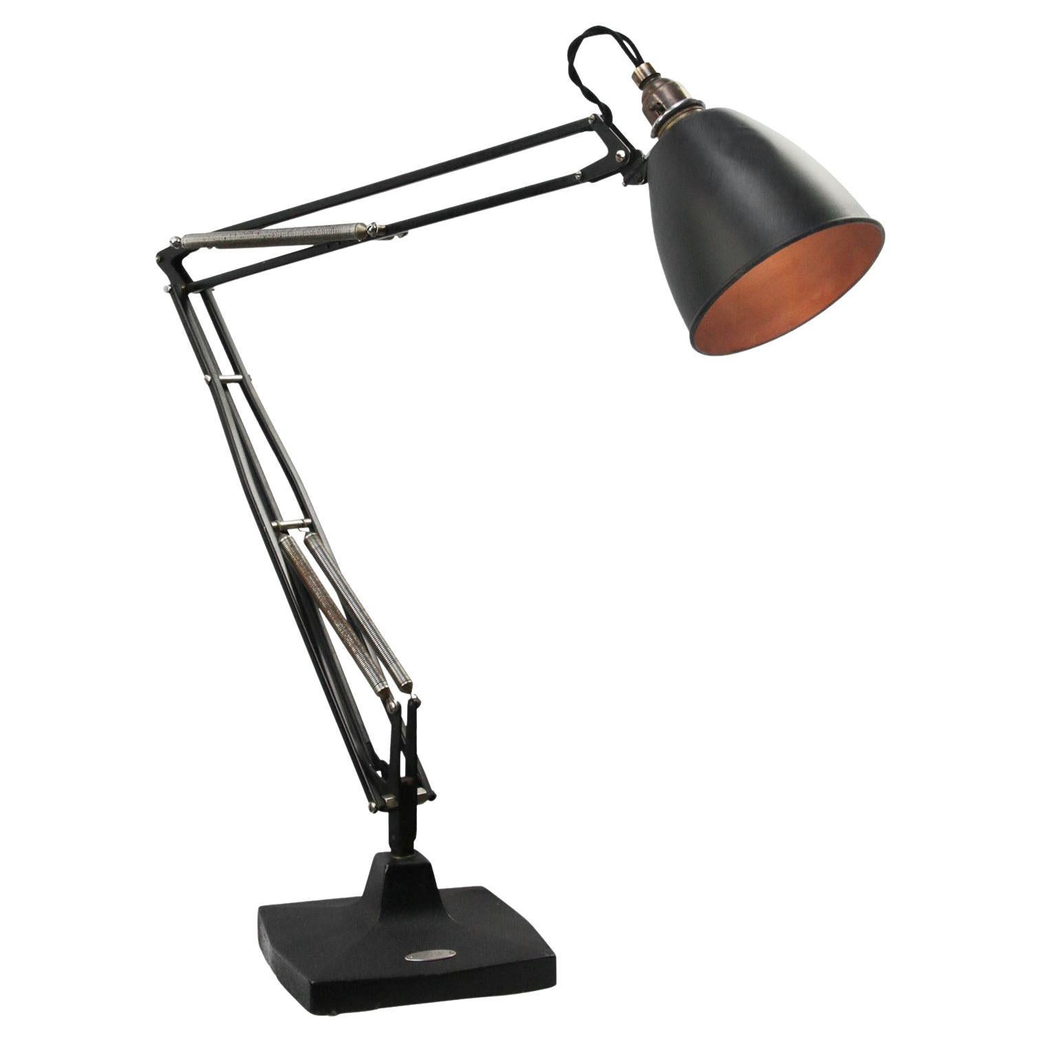 Aluminum and Iron Anglepoise 1208 Table Lamp from Herbert Terry & Sons