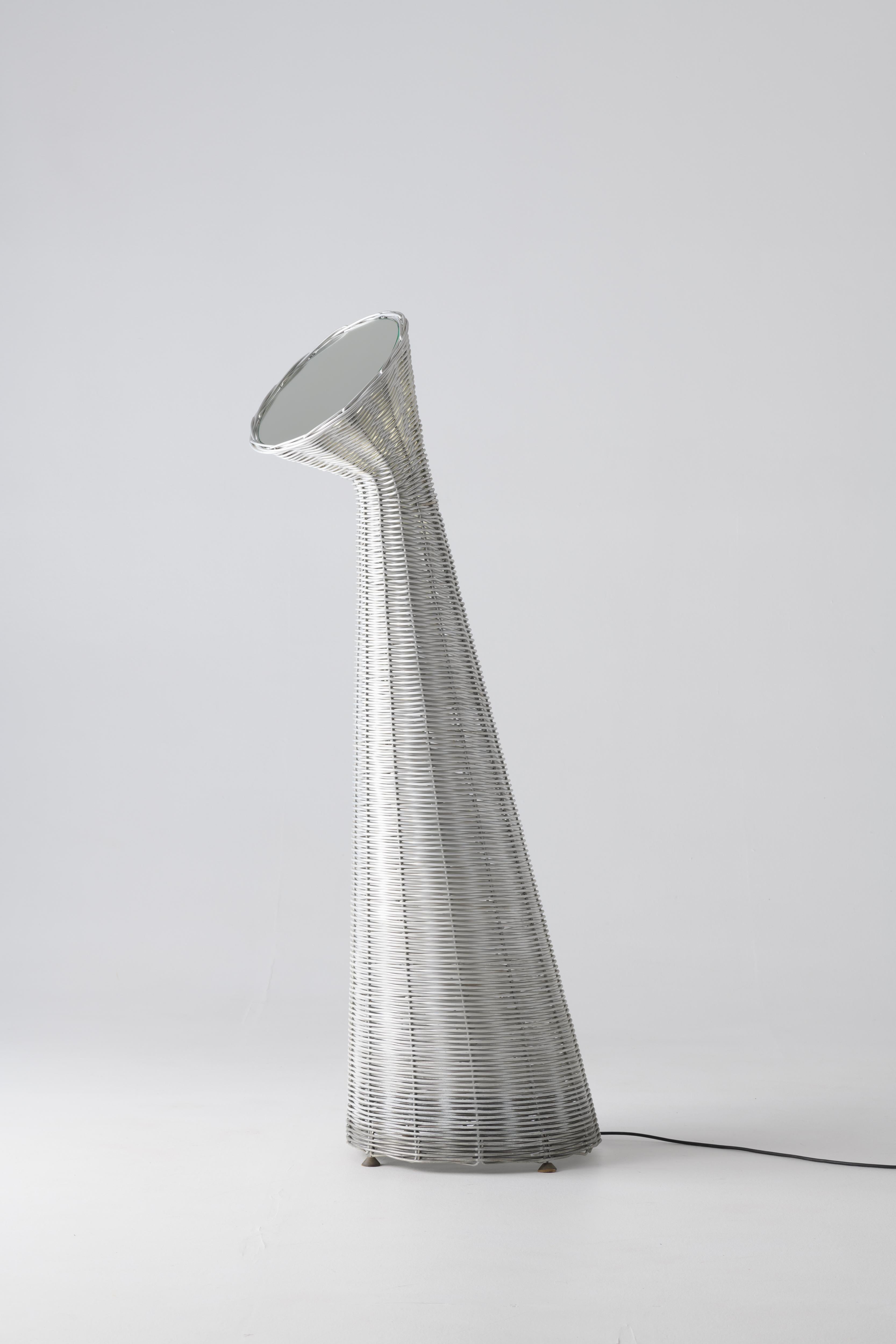 Lámpara de pie decorativa de aluminio y espejo Hay by PANOPTIKUM COLLECTIONS en venta 5