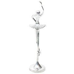 Aluminum Ballerina Sculpture