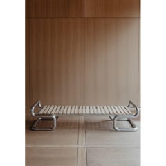 Banco de aluminio de Mylene Niedzialkowski