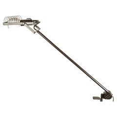 Lampada da tavolo Sintesi in alluminio e metallo nero di Ernesto Gismondi per Artemide, 1970