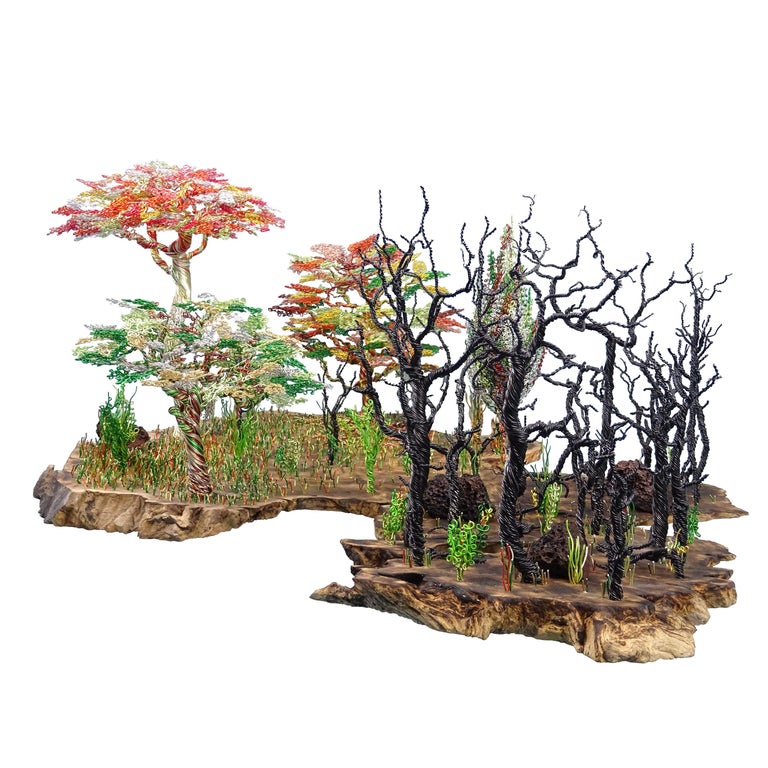 Feng Shui Bonsai "Hell in heaven", Handmade in Italy, Sculpture,  Contemporary For Sale at 1stDibs | bonsai statue, bonsai feng shui,  emanuele pati