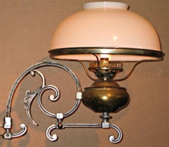 Aluminum, Brass and Glass Chandelier, c1850