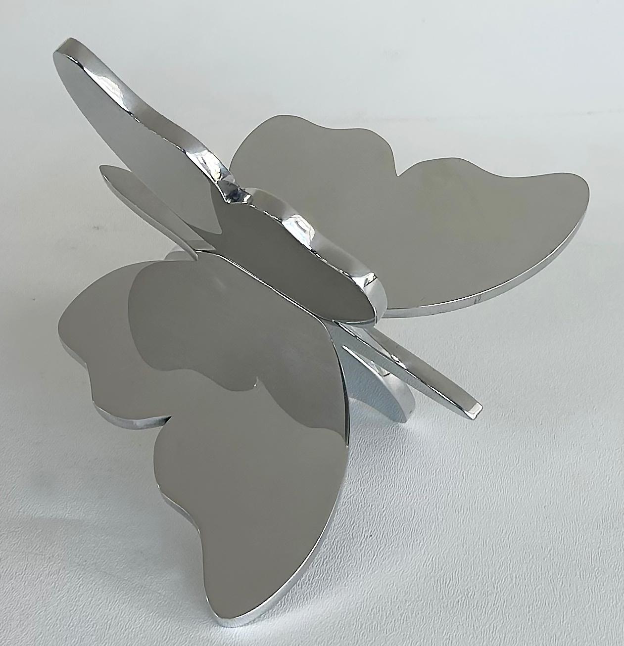 Moderno Scultura di farfalle in alluminio dell'artista Michael Gitter in vendita