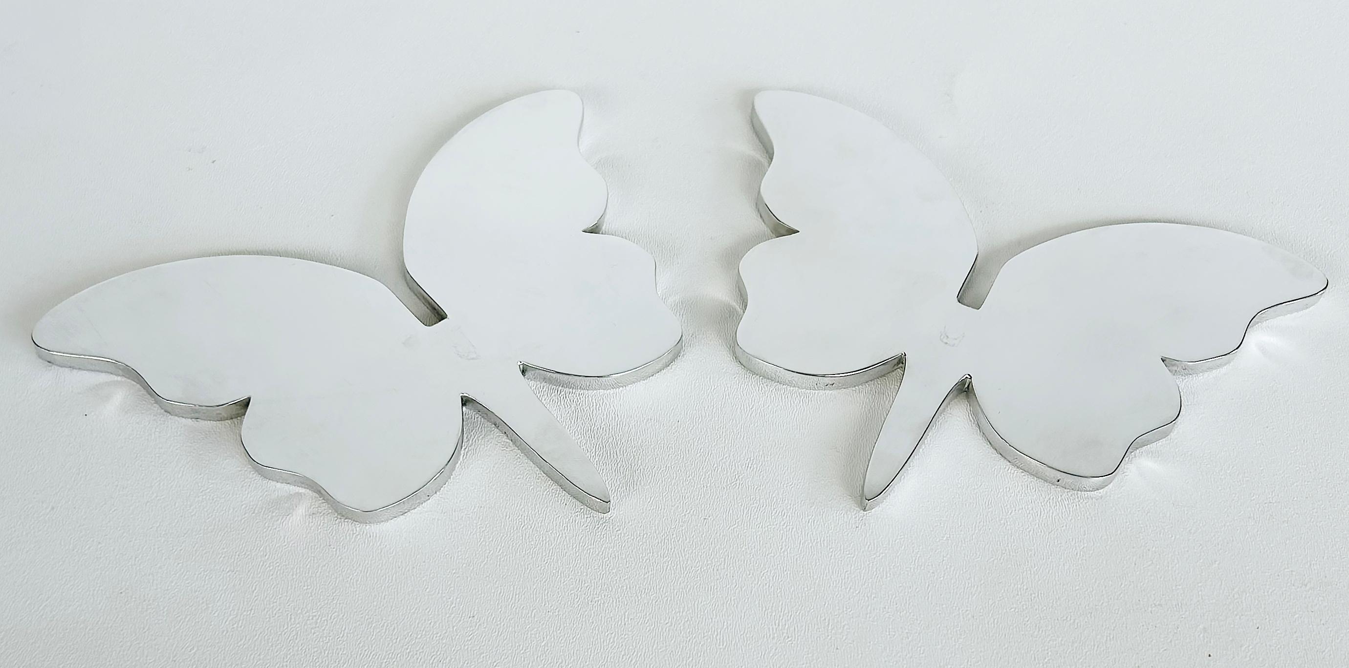 Scultura di farfalle in alluminio dell'artista Michael Gitter in vendita 1