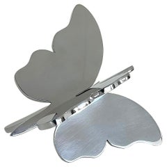 Schmetterlingsskulptur aus Aluminium des Künstlers Michael Gitter