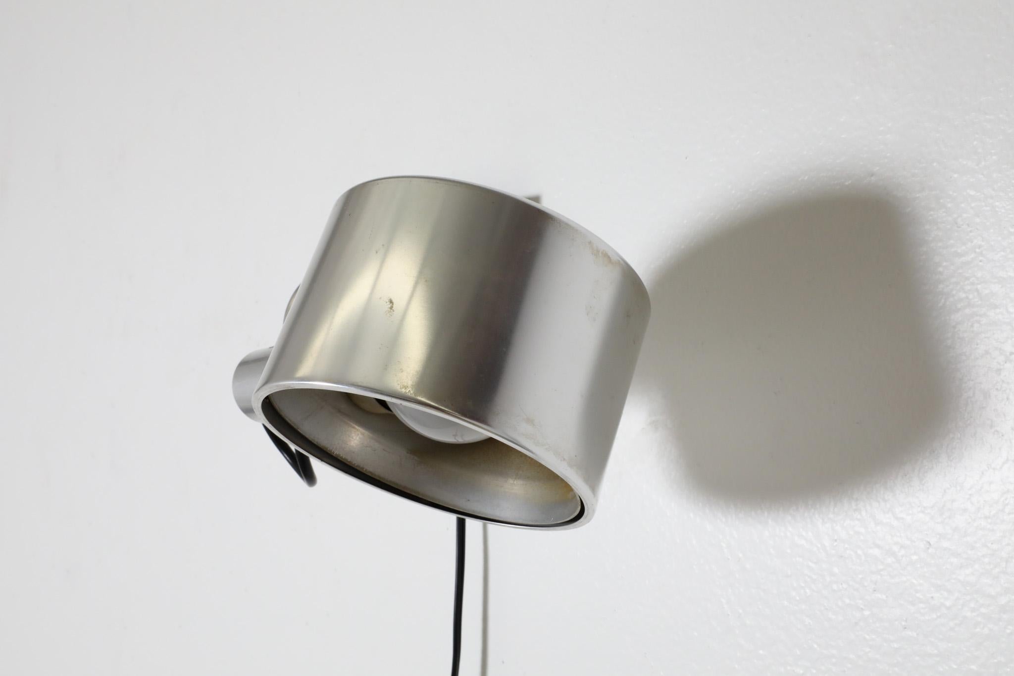 Aluminum Can Spot Wall Lamp by Ronald Holmes & Peter Nelson, 1970's For Sale 2