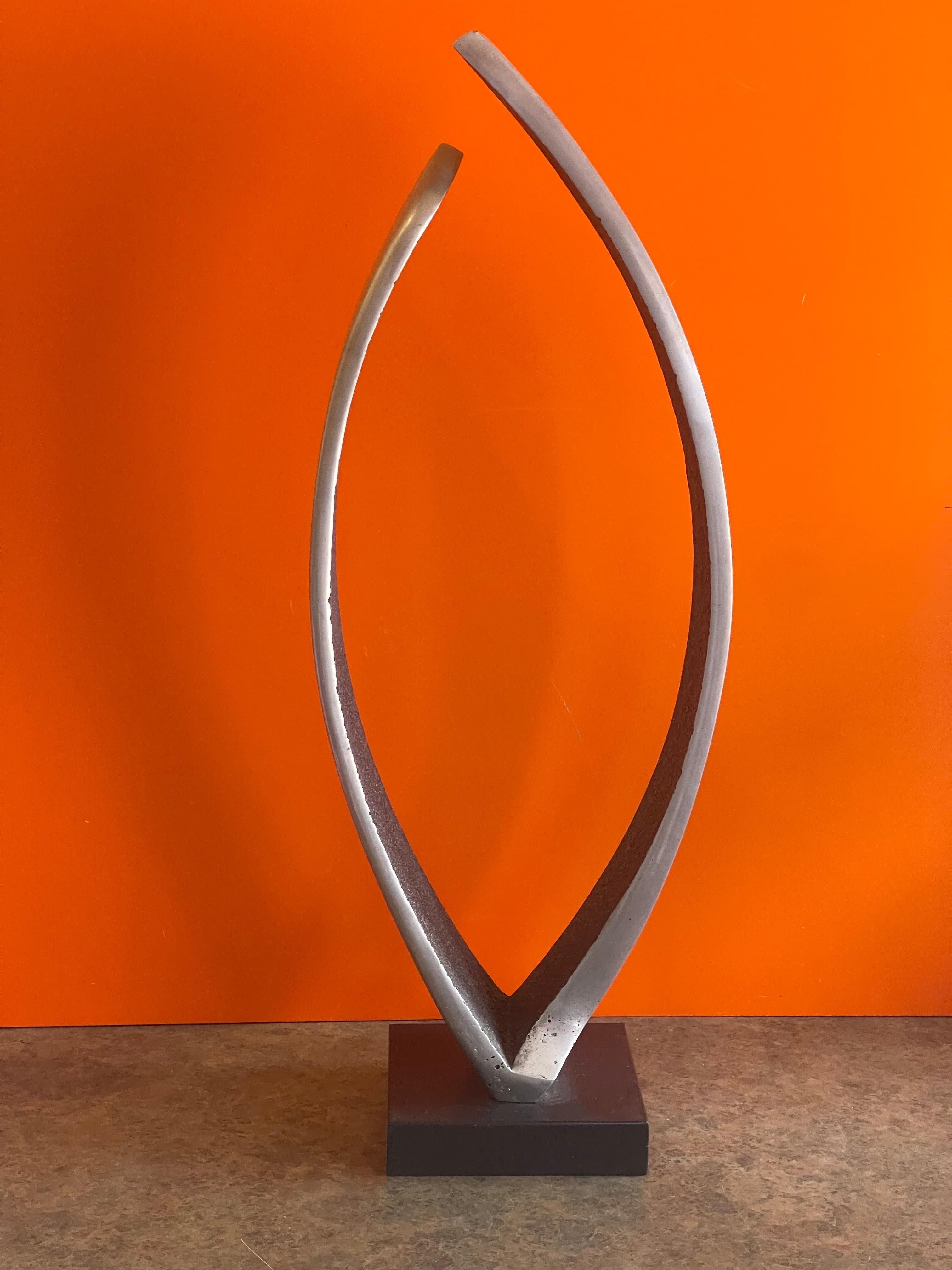 Aluminum Cast Abstract Sculpture 