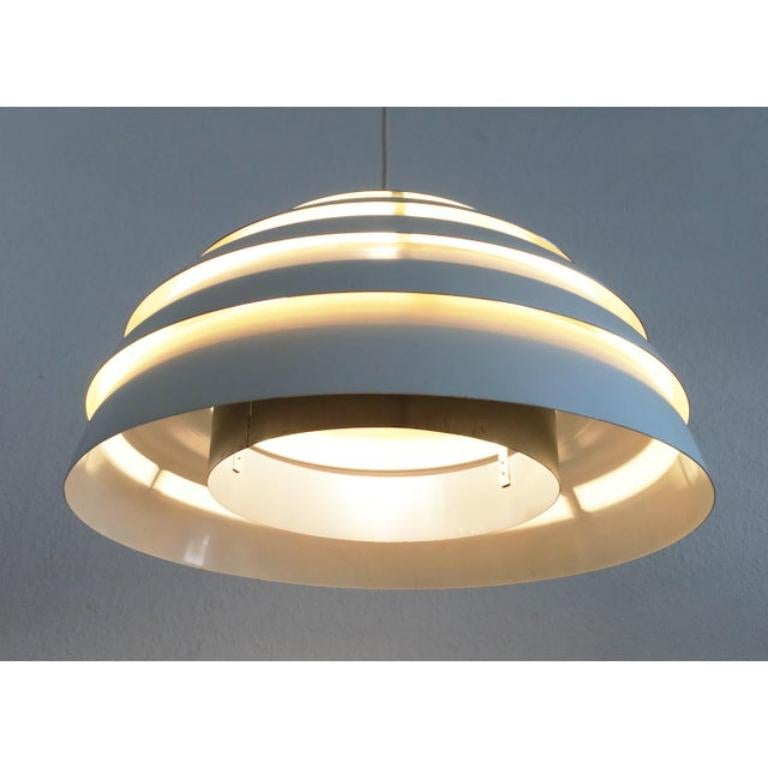 Mid-Century moderno Lampada da soffitto in alluminio di Hans-Agne, anni '60 in vendita
