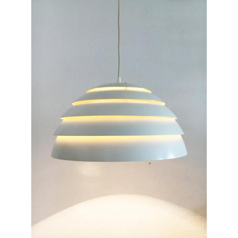 Lampada da soffitto in alluminio di Hans-Agne, anni '60 in vendita 2