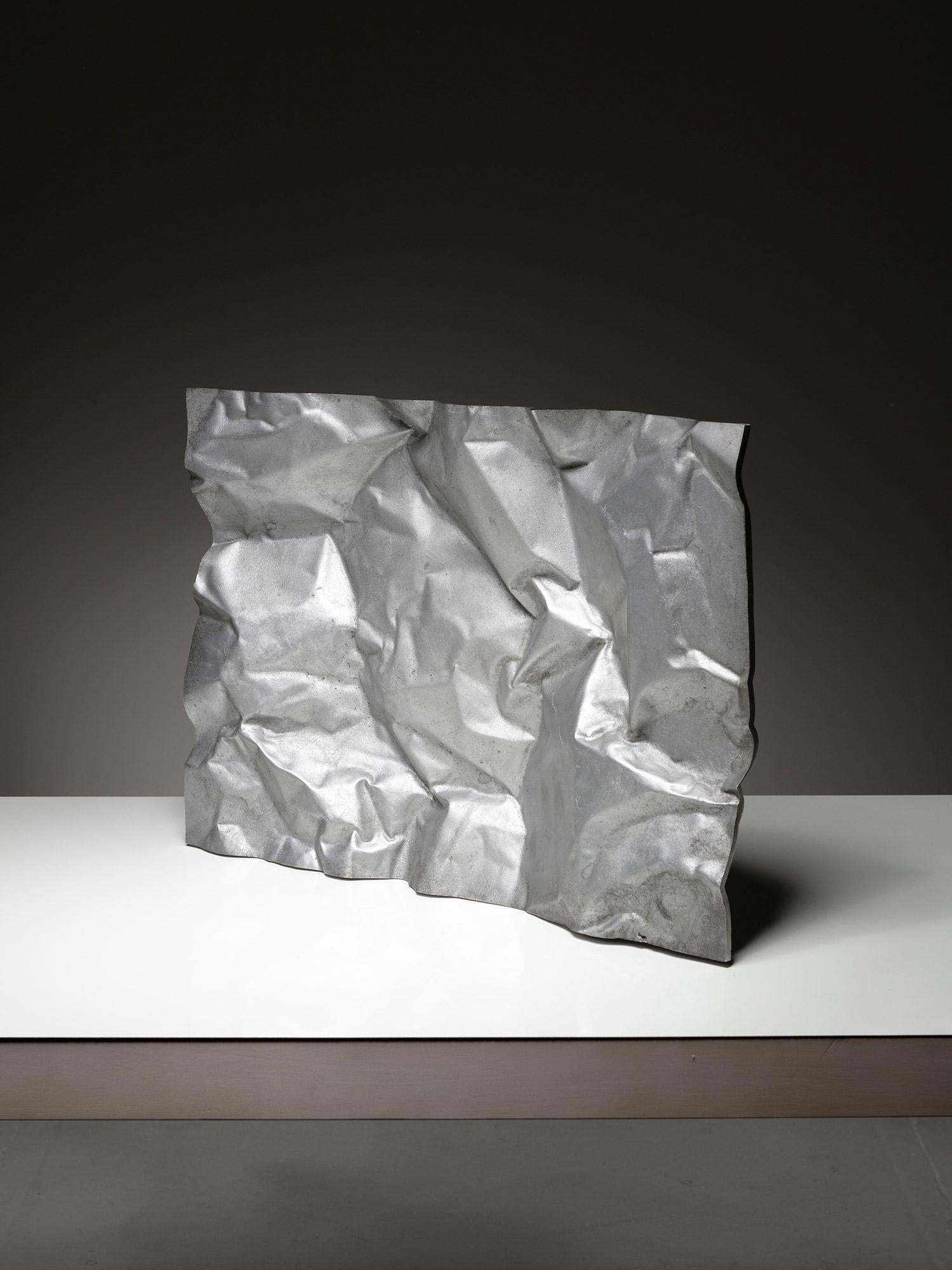 Italian Aluminum Centerpiece Sculpture by Gruppo NP2, Nerone and Patuzzi, Italy, 1970s For Sale