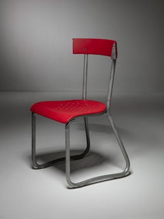 Aluminum Chair by Gio Ponti for Montecatini, Italy, 1930s