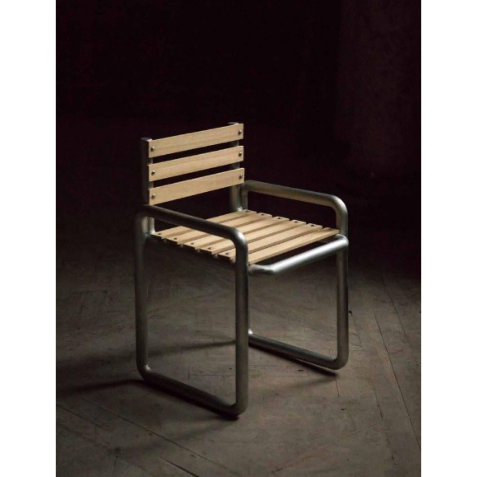 Modern Aluminum Chair by Mylene Niedzialkowski For Sale