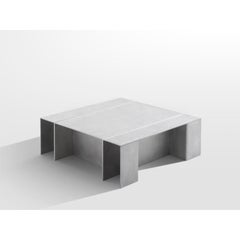 Table basse en aluminium par Paul Coenen
