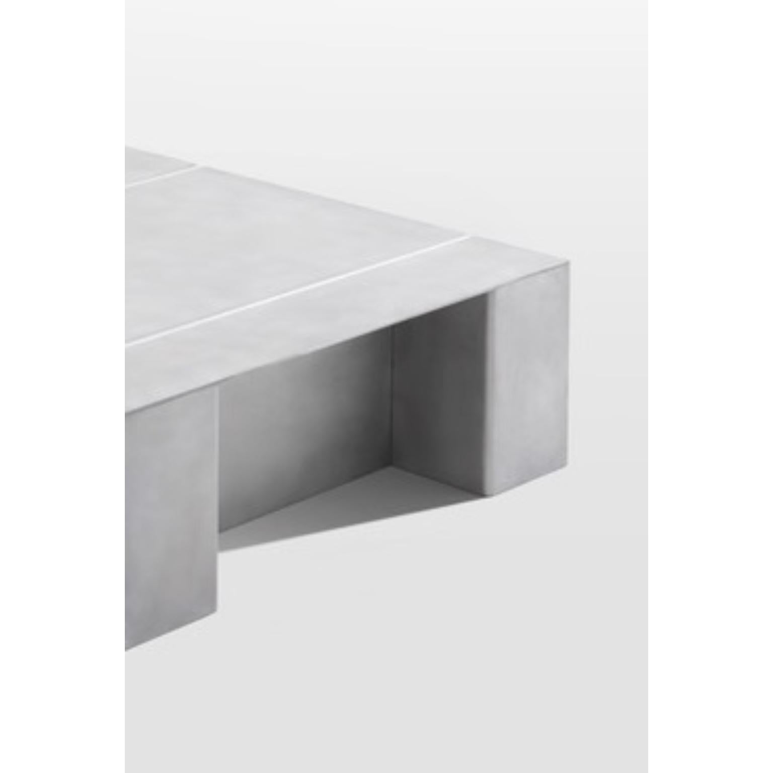 Dutch Aluminum Coffee Table by Paul Coenen For Sale