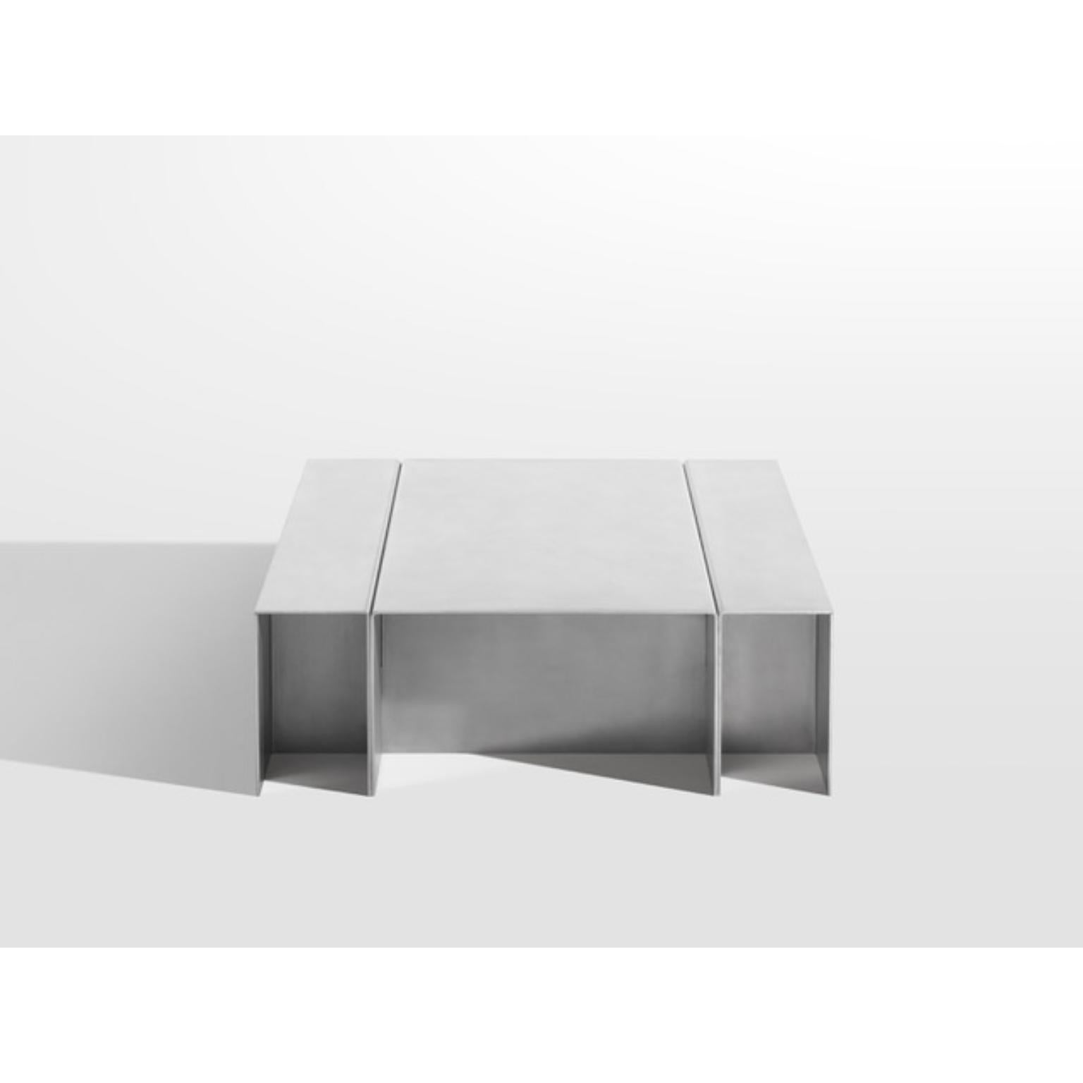 Other Aluminum Coffee Table by Paul Coenen For Sale