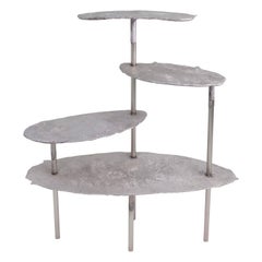 Aluminum Concretion Shelf by Studio Julien Manaira