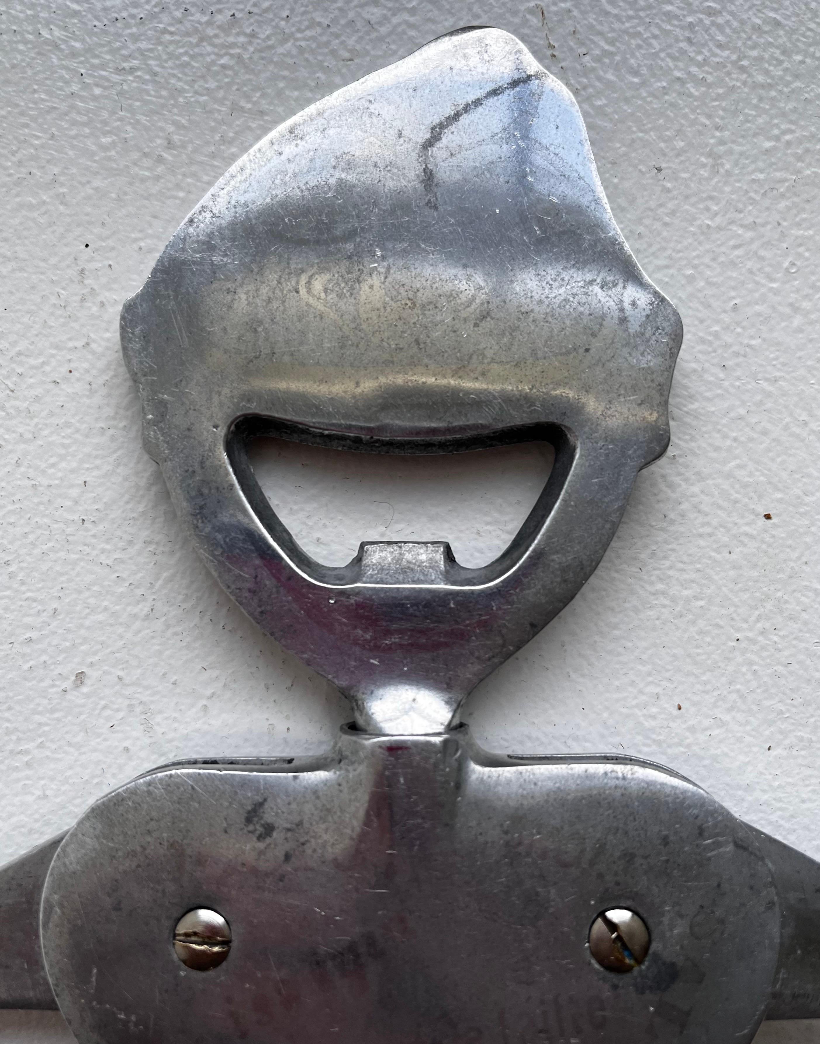 Aluminium-Korkenzieher und -Flaschenöffner, Italien, 1950er Jahre im Zustand „Gut“ im Angebot in Philadelphia, PA