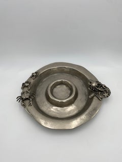 Plat de service pour crabe/poisson en aluminium