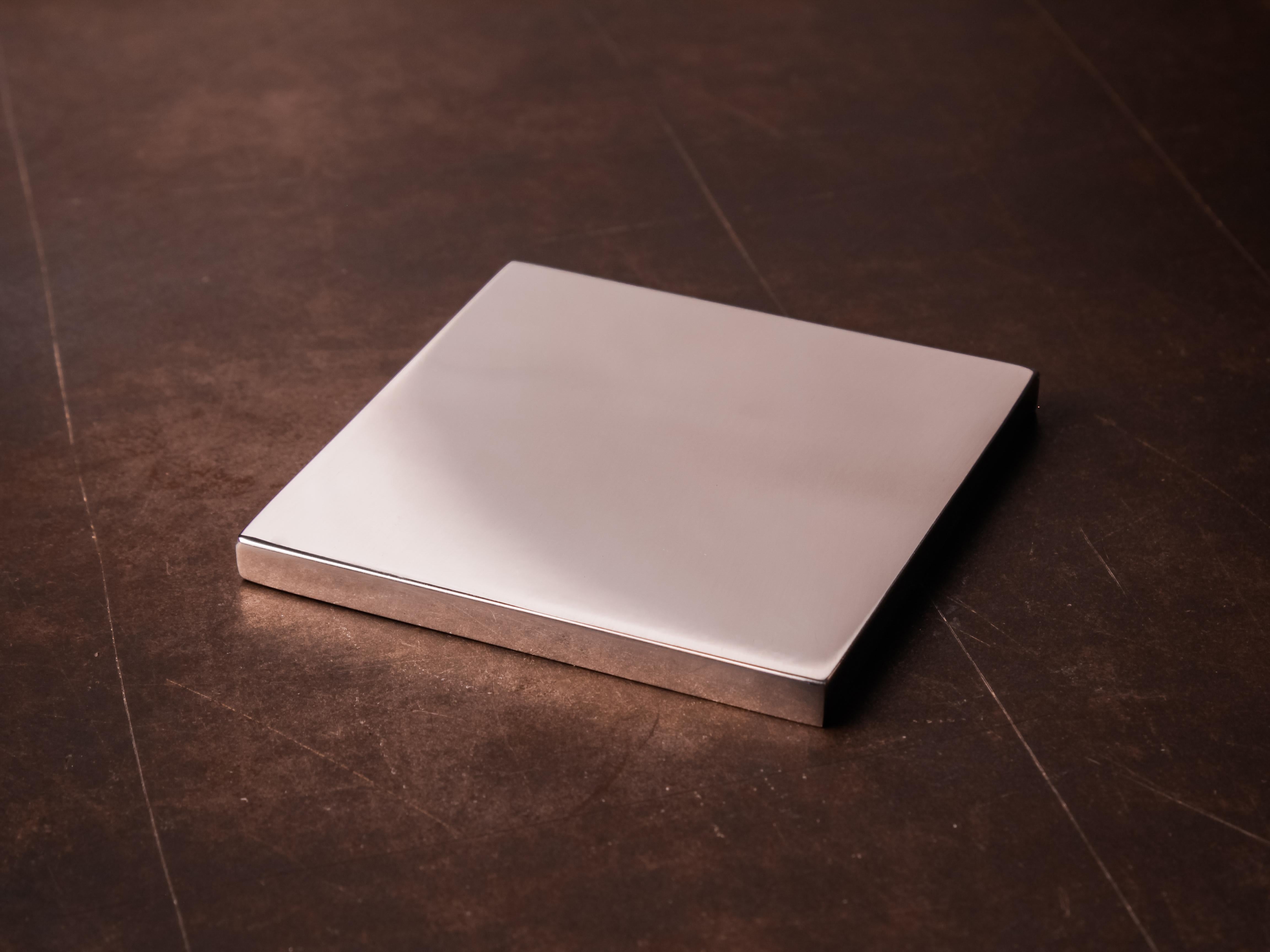 American Aluminum Desk Accessory / Paperweight For Sale