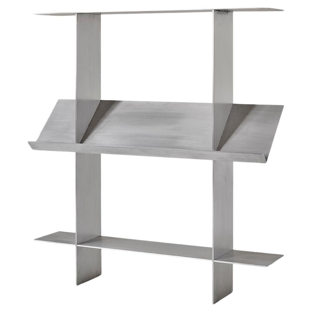 Aluminum Domino Shelf by Mock Studio For Sale at 1stDibs