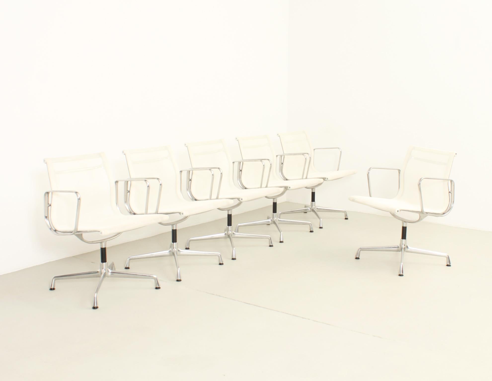 Aluminum EA 108 Chairs by Charles and Ray Eames for Vitra 7
