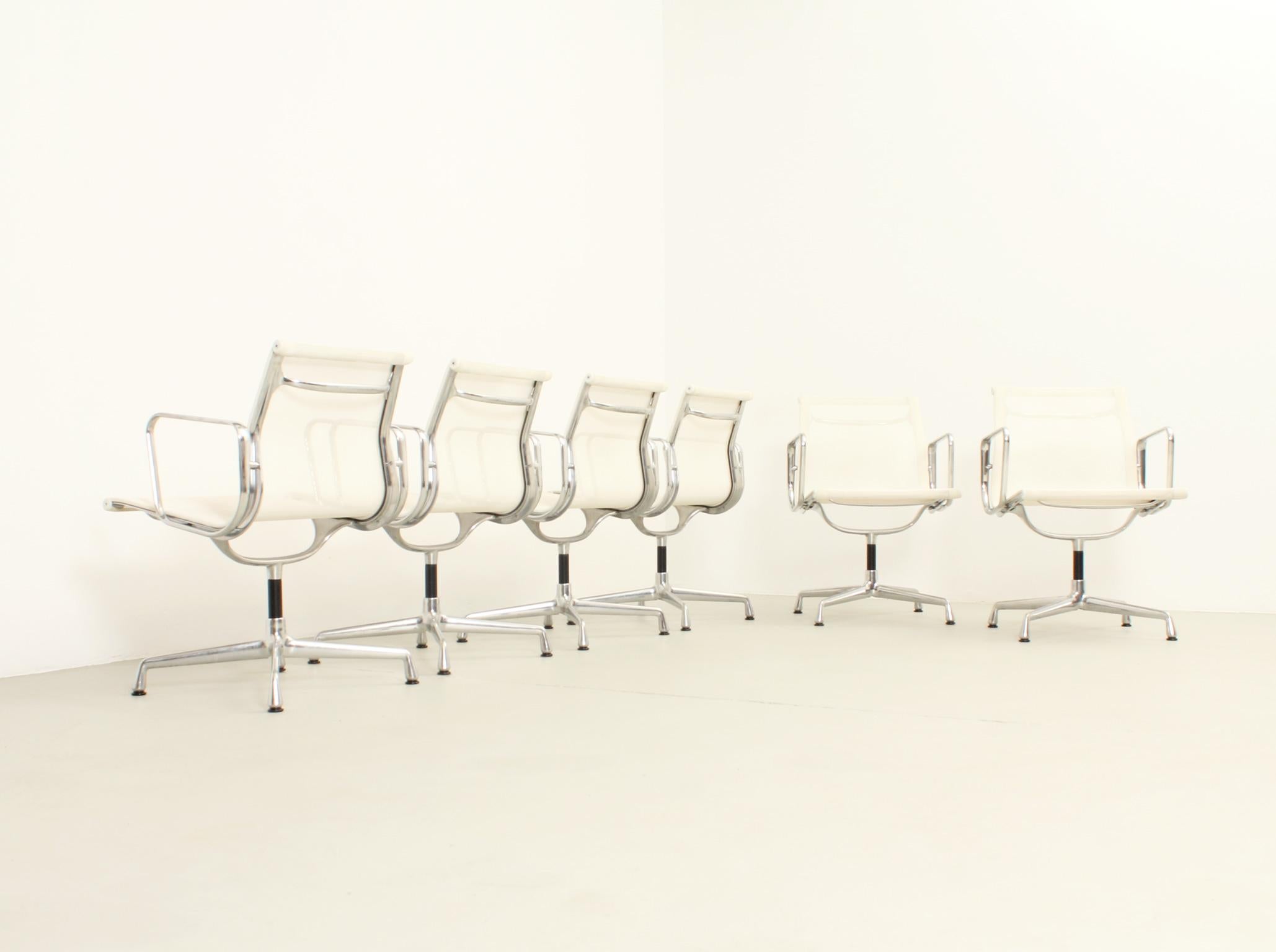 Aluminum EA 108 Chairs by Charles and Ray Eames for Vitra 10