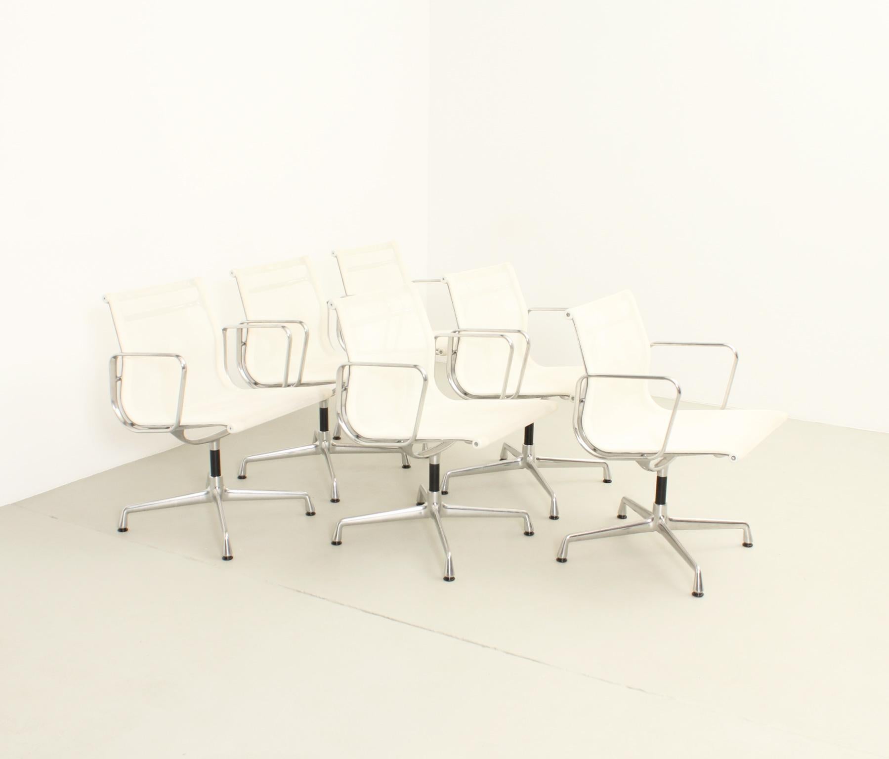 Aluminum EA 108 Chairs by Charles and Ray Eames for Vitra 2