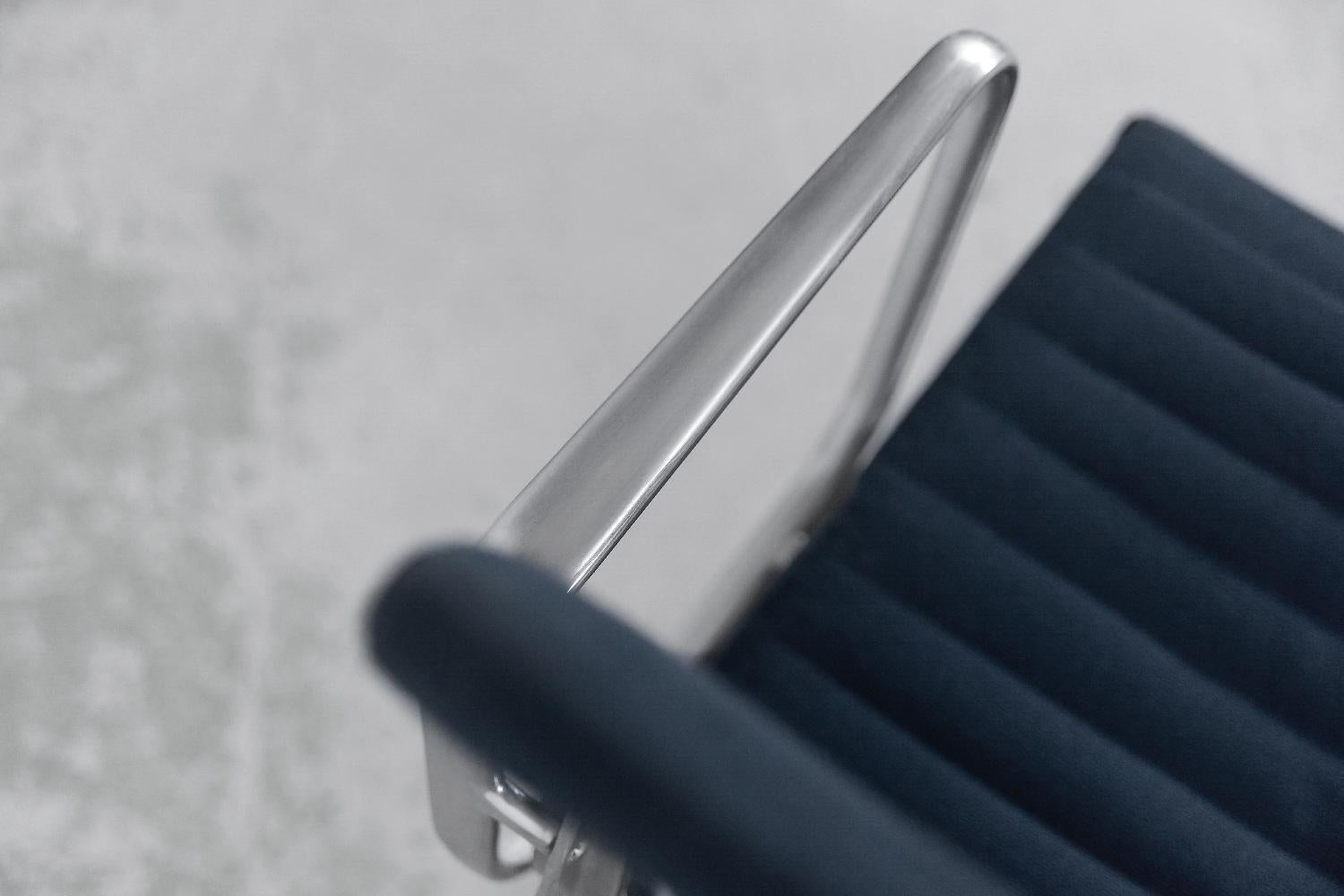 Vintage Fabric Aluminum EA 108 Desk Chair by Charles&Ray Eames for Herman Miller 7