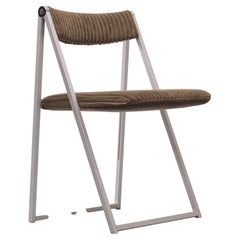 Chaise pliante en aluminium des années 1970, France