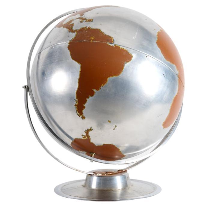 Aluminum Globe from the collection of Thierry Despont
