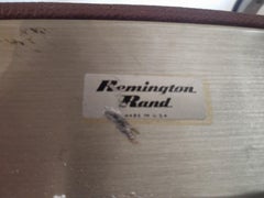 Aluminum Good Form Navy + Art Metal Construction Chairs Remington Rand