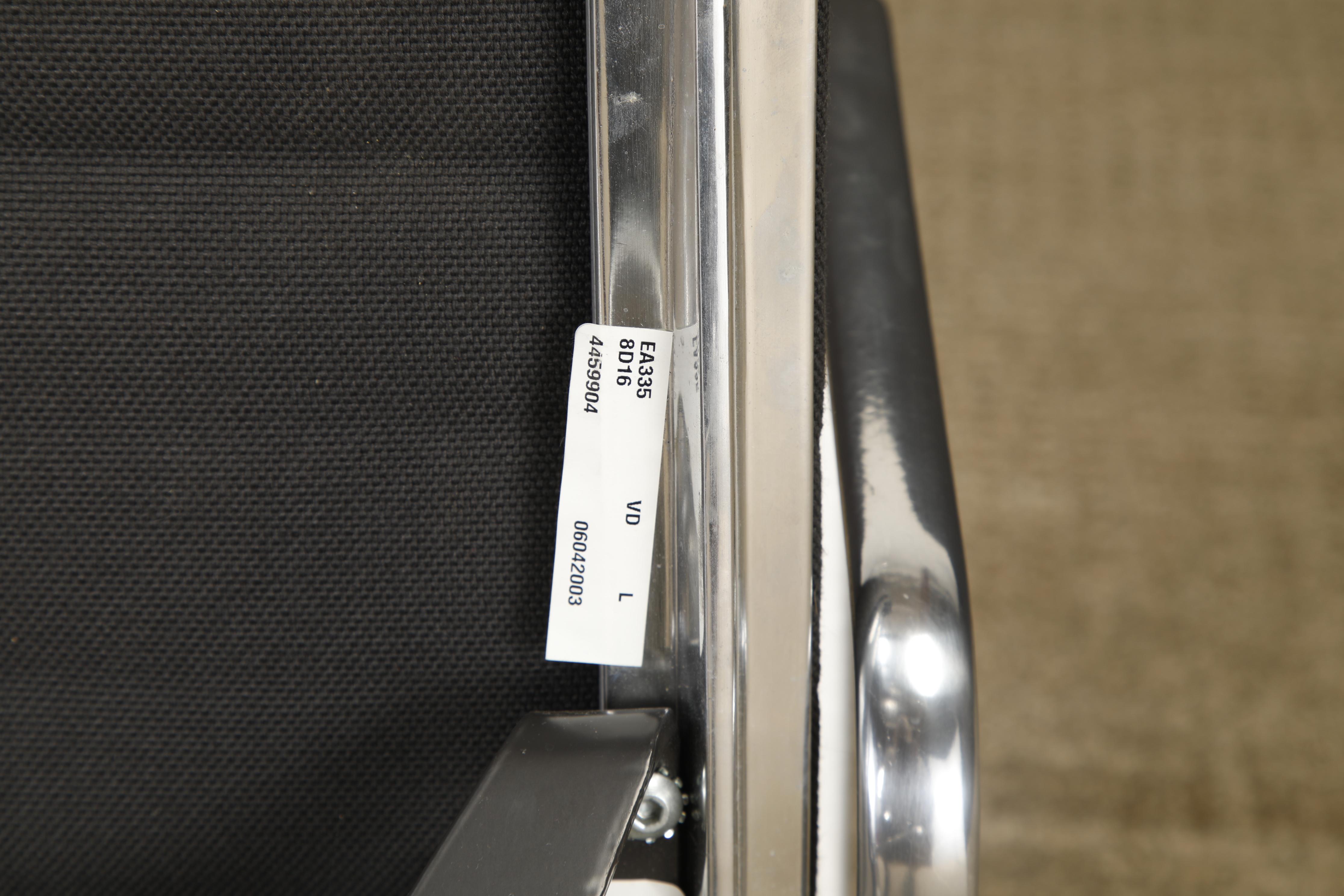 Drehstuhl 'Aluminum Group' von Charles Eames für Herman Miller, 1980er Jahre, signiert im Angebot 13