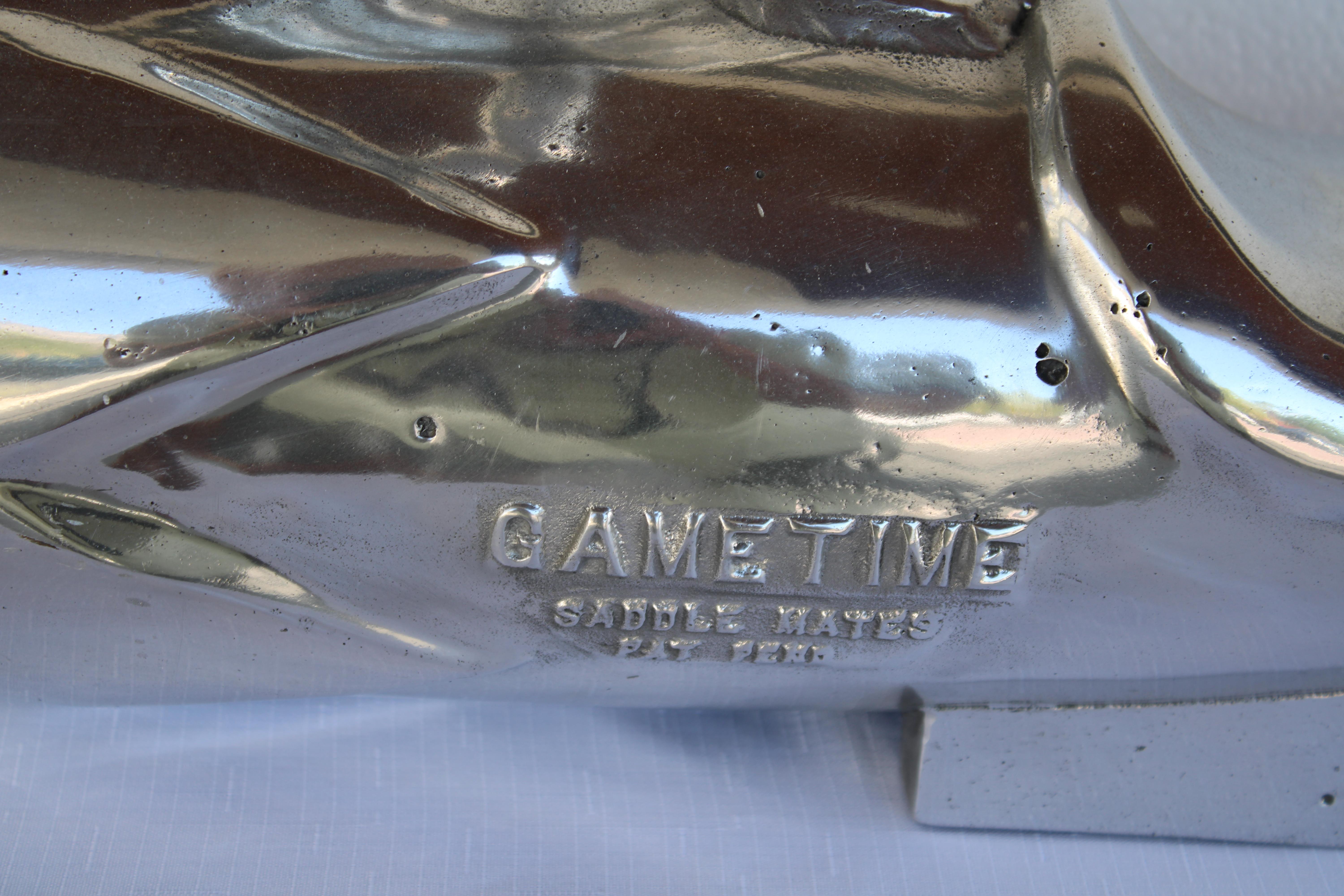 Aluminum High Polished Rocket Playground Toy Ride/Sculpture In Good Condition In Palm Springs, CA