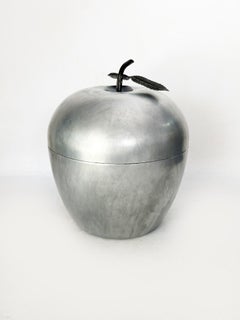 Aluminum ice bucket, France, 1970