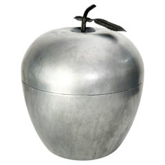 Aluminum ice bucket, France, 1970