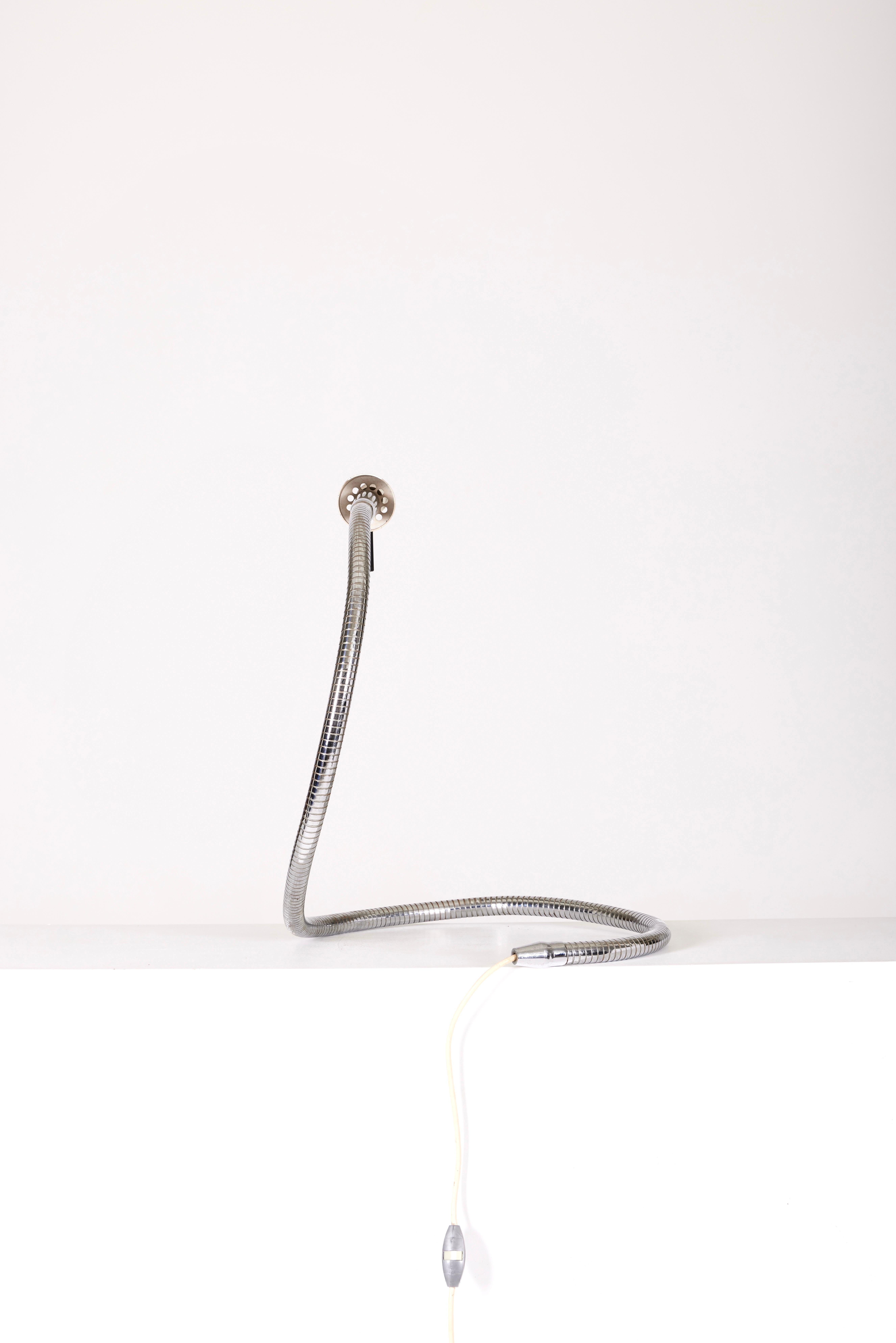 Aluminum lamp by the french designer Etienne Fermigier For Sale 1