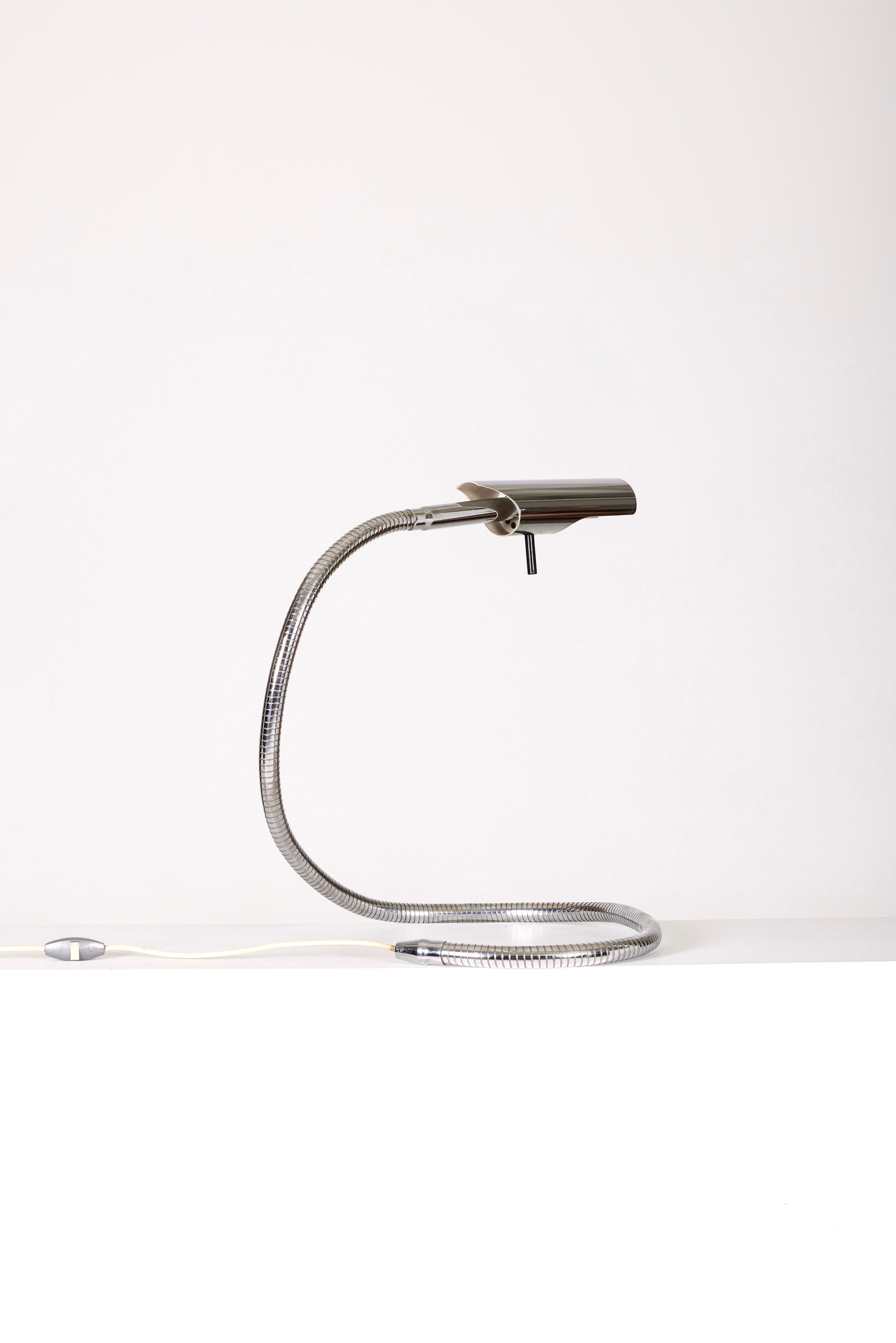 Aluminum lamp by the french designer Etienne Fermigier For Sale 2