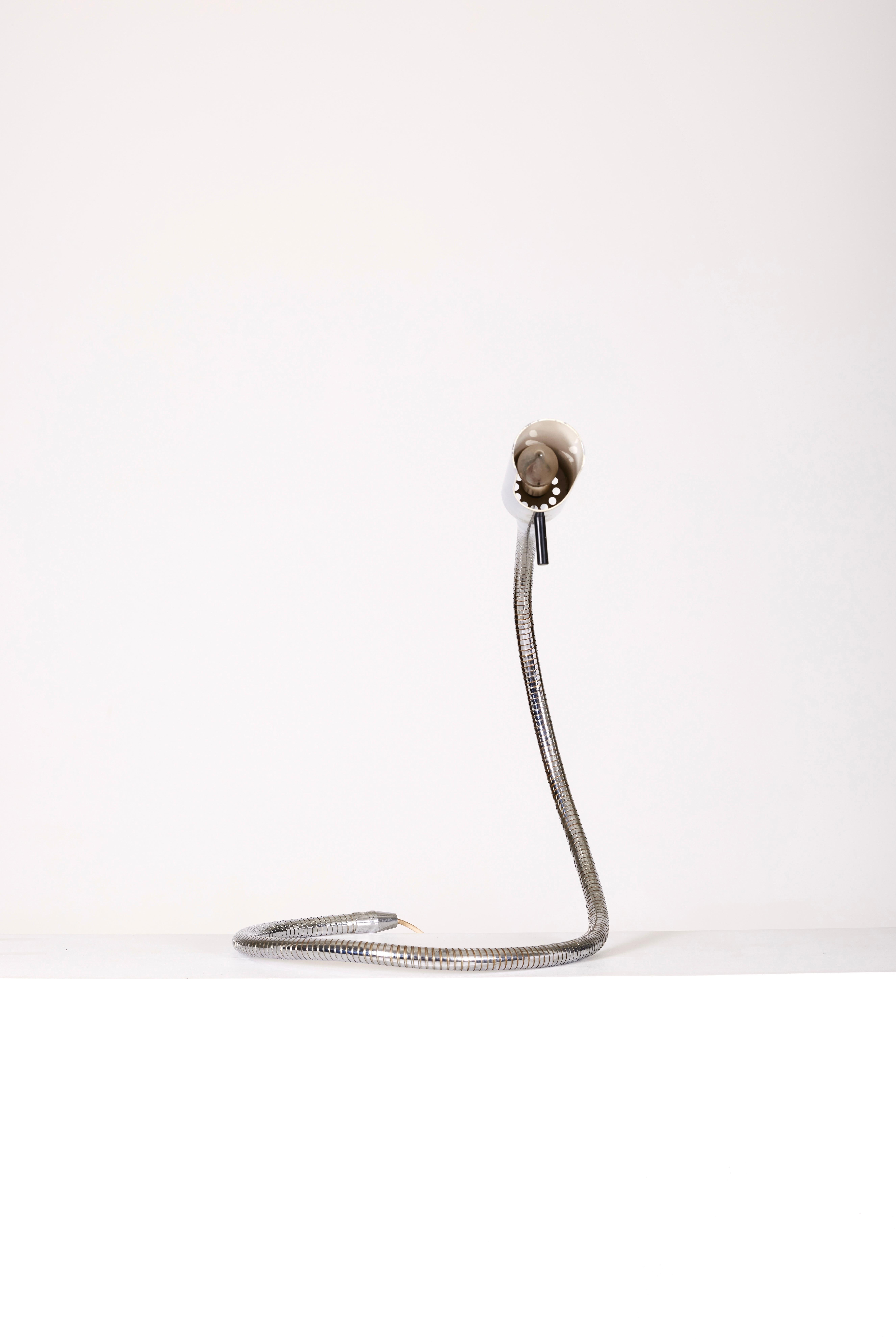 Aluminum lamp by the french designer Etienne Fermigier For Sale 4